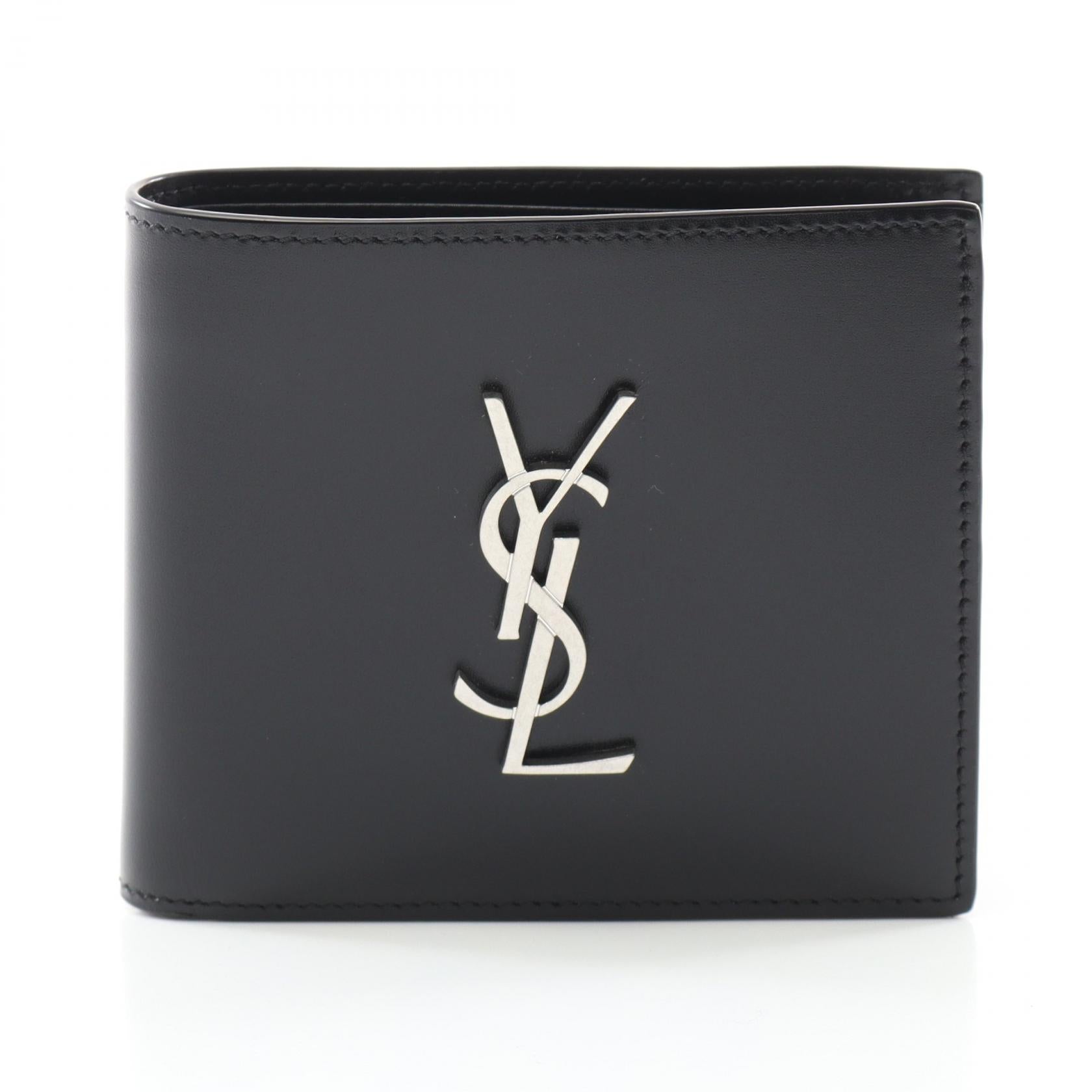 【関税＆送料込み】Saint Laurent Wallets Saint Laurent Leather Logo Wallet | Saks Fifth Avenue